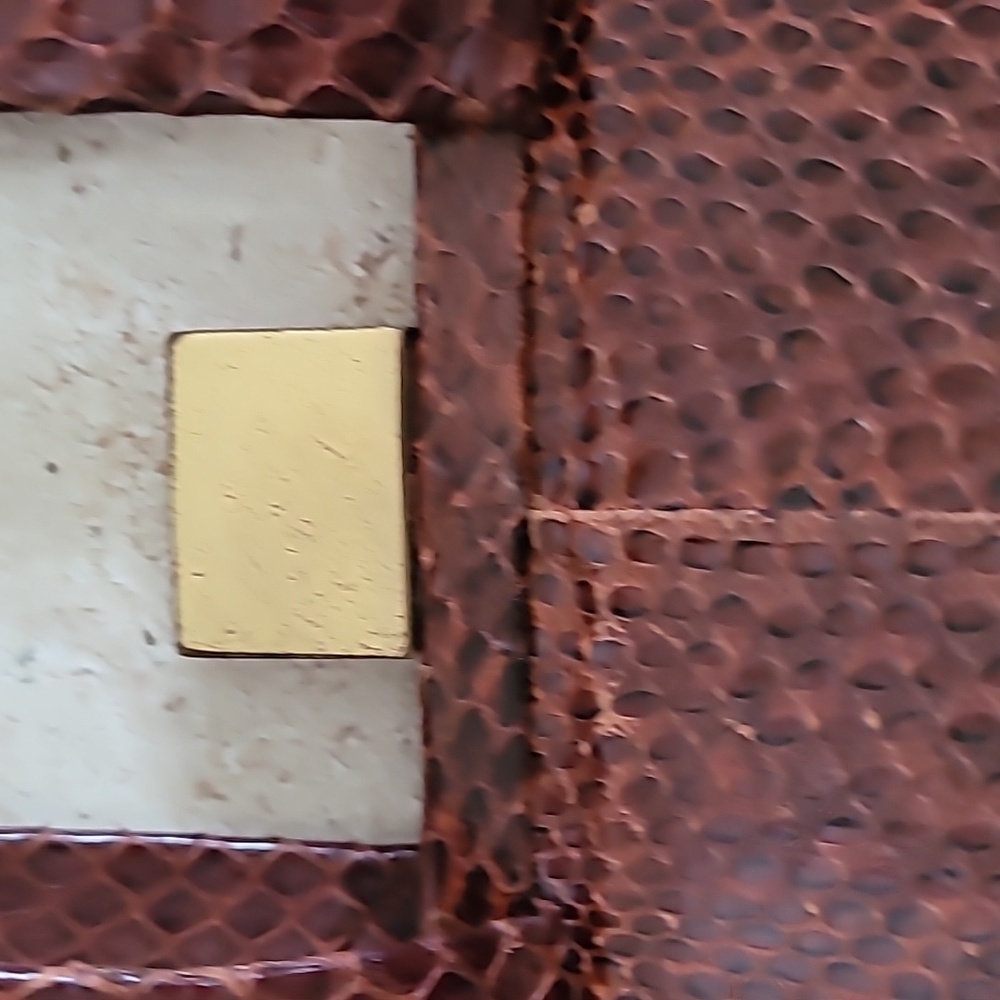 Vintage lizard skin small purse. 1940's ? - Picture 3 of 16